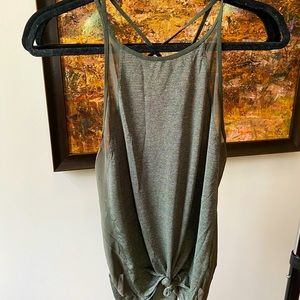 Lululemon strappy tie front tank